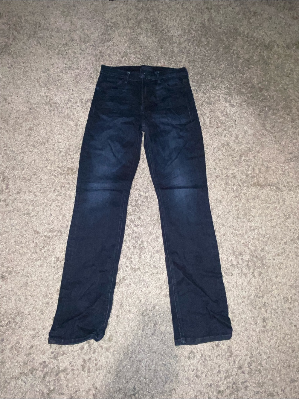 MOTHER Men’s Dark Indigo Straight-Leg Jeans